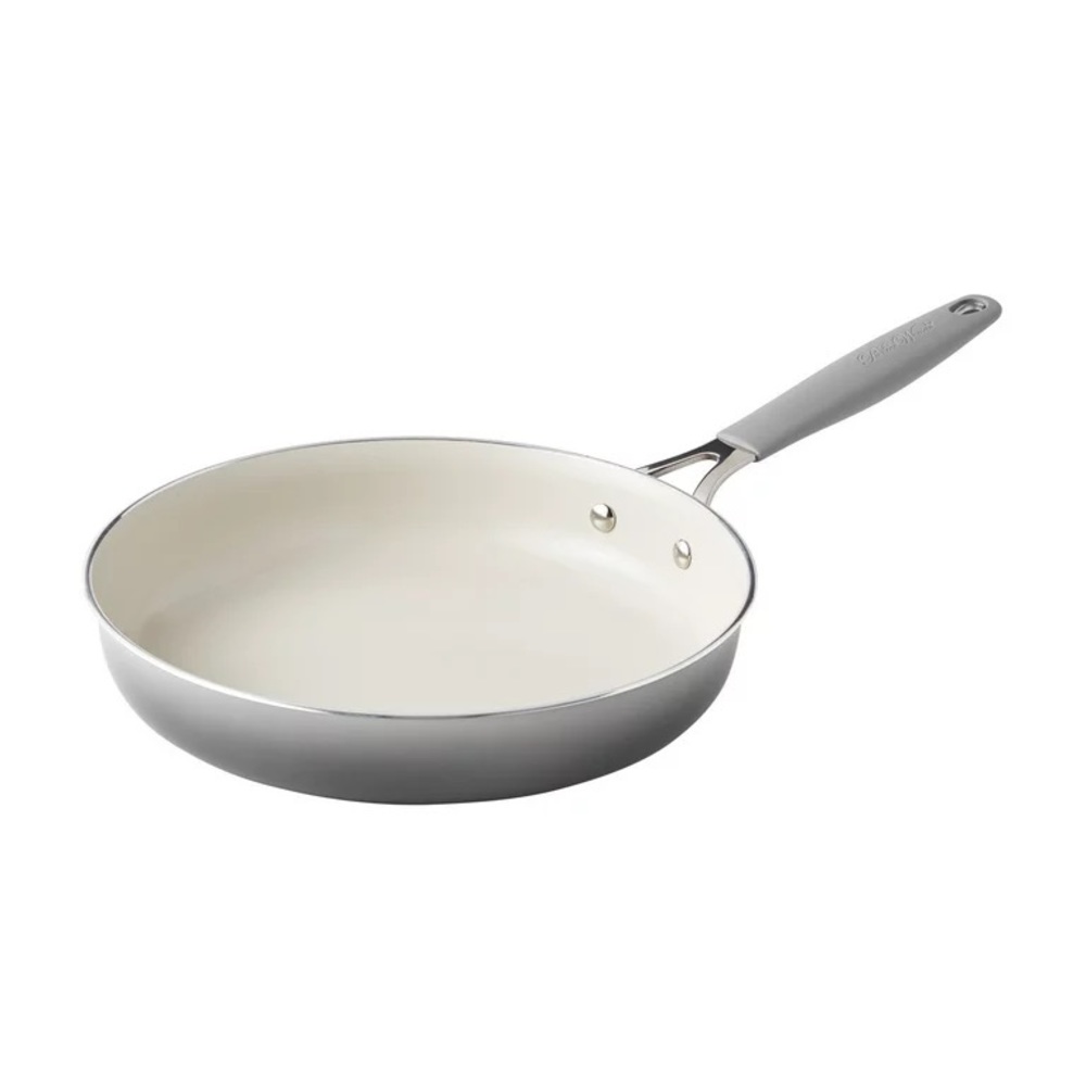 🌺 New Pioneer Woman 12-Piece Porcelain Enamel Classic Cookware Set, Ombre Gray - Picture 8 of 14